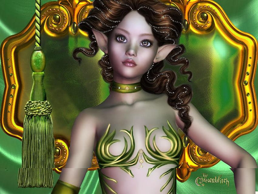 Fairy Elf, Elf, abstrakt, Fantasie HD-Hintergrundbild