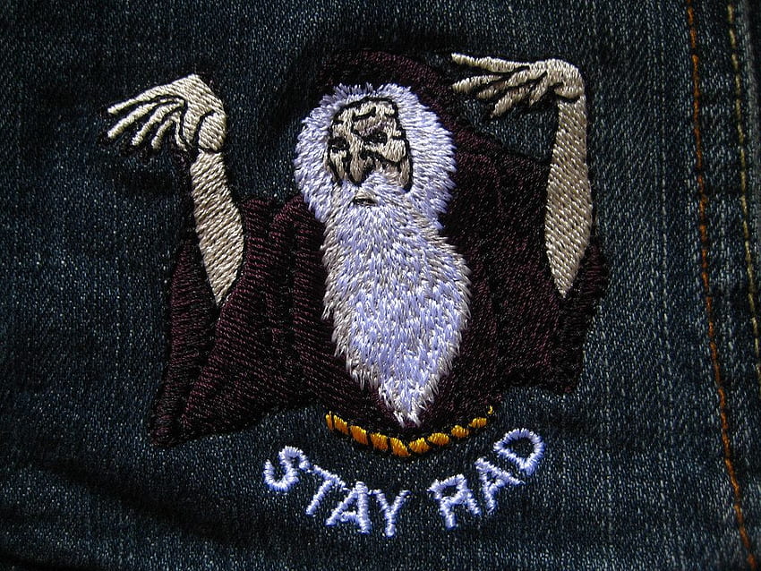 stay rad. when i moved to vic my first job was an embroider HD wallpaper