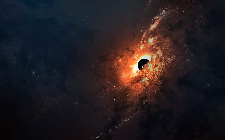 Ciência Celestial Assustadora: Buracos Negros, Espaço Assustador papel de parede HD