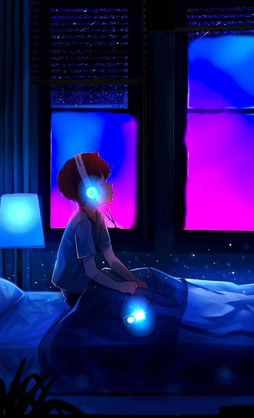 Musique Dreamland. Cool anime, Art psychédélique, Anime, Anime Boy Listening To Music Fond d'écran de téléphone HD