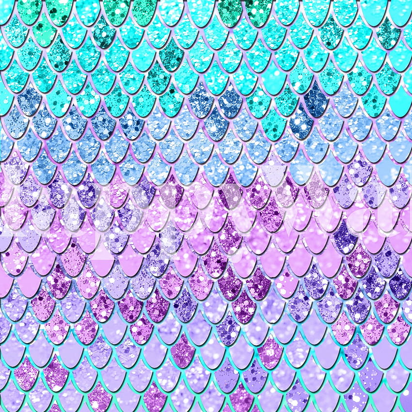 Buy Mermaid Scales with Glitter 9 - US shipping HD phone wallpaper