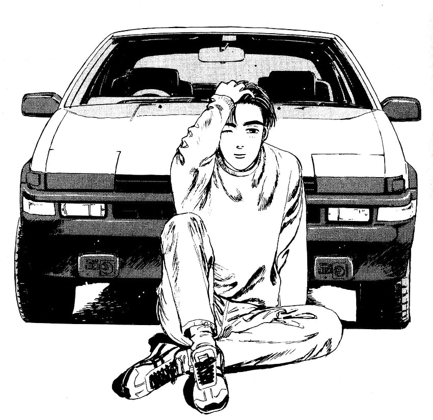 Takumi Fujiwara, Anfangs-D-Manga HD-Hintergrundbild
