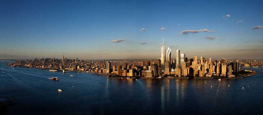 Skyline de New York à double écran Fond d'écran HD