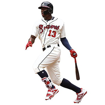 RF Ronald Acuña Jr.  Atlanta braves wallpaper, Atlanta braves, Braves