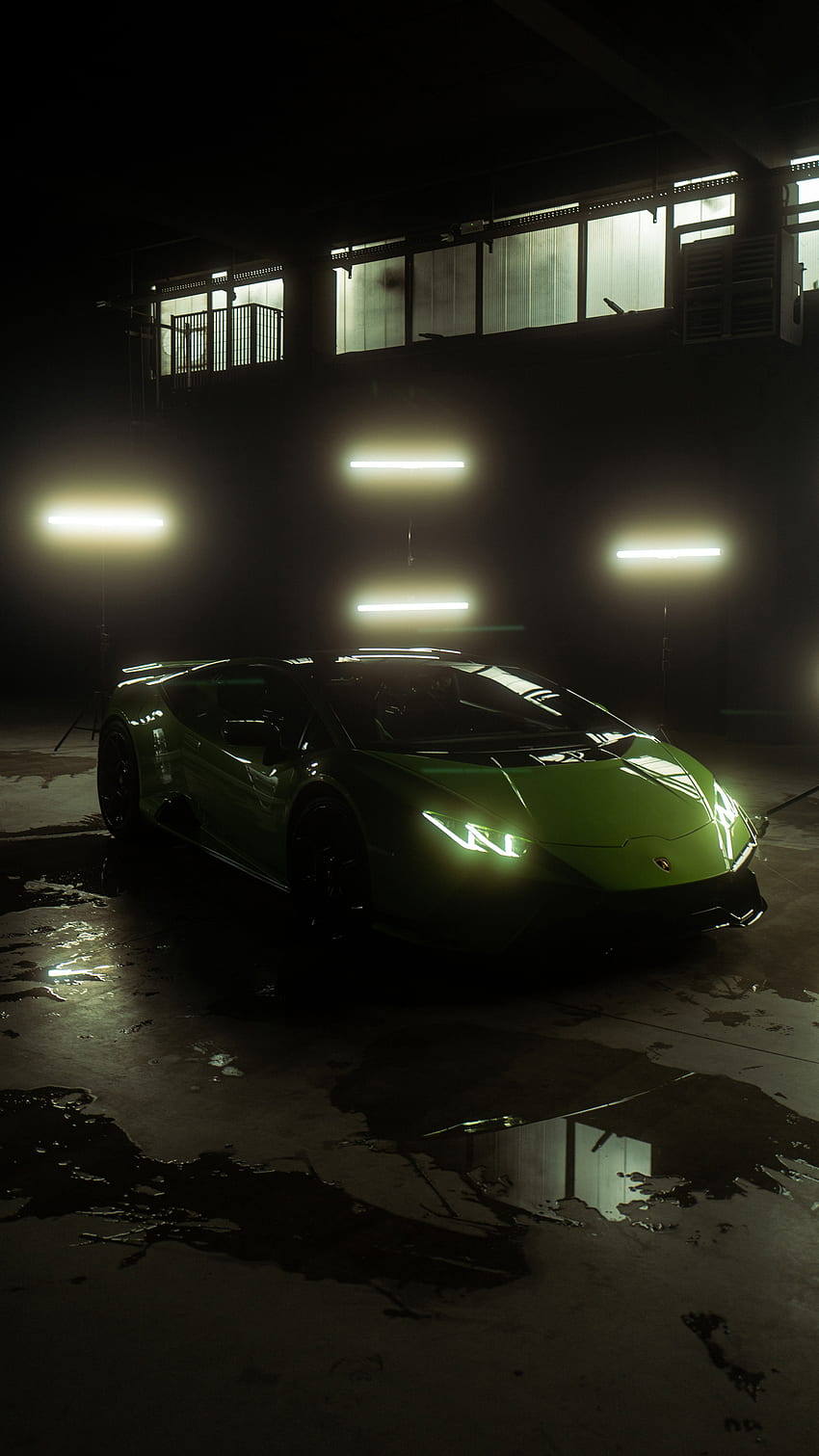 Lamborghini, reflektor, automotive_design Tapeta na telefon HD