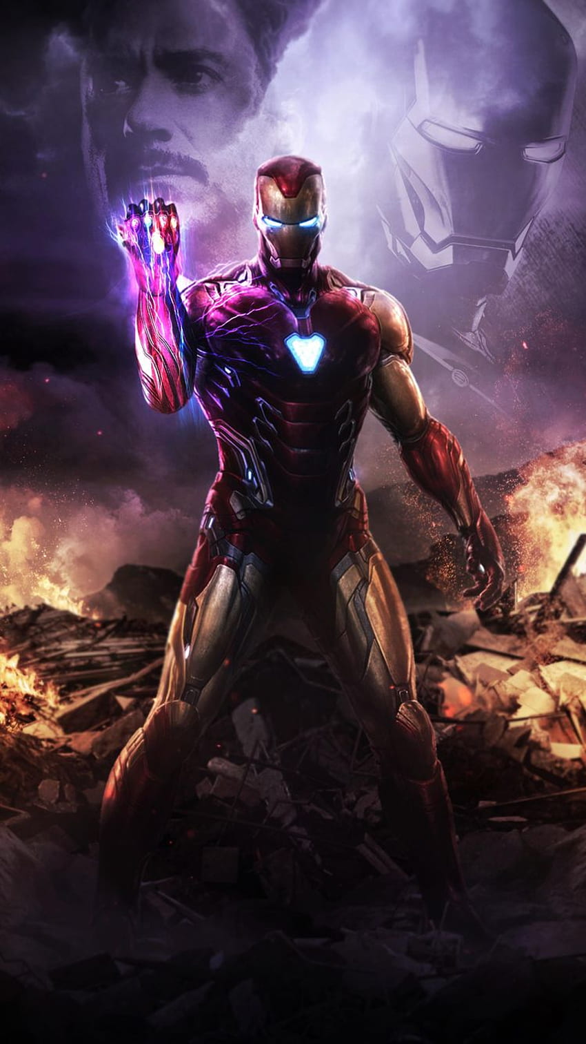 Iron Man Guanto dell'Infinito per iPhone Sfondo del telefono HD