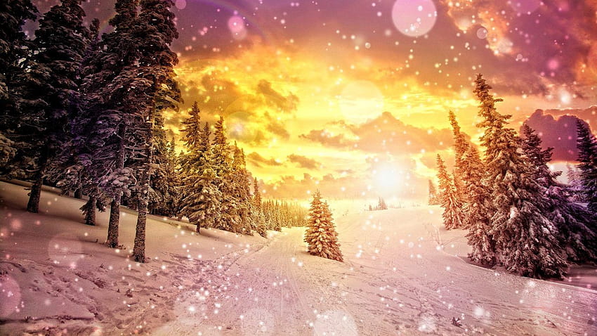 Chinese Snowscape Winter Computer Winter for 16:9, Pretty Chinese HD wallpaper
