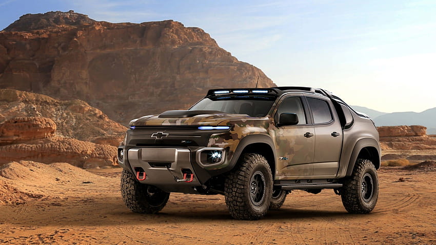 Grauer Chevrolet SUV, Chevrolet, Colorado, Wüste, Auto HD-Hintergrundbild