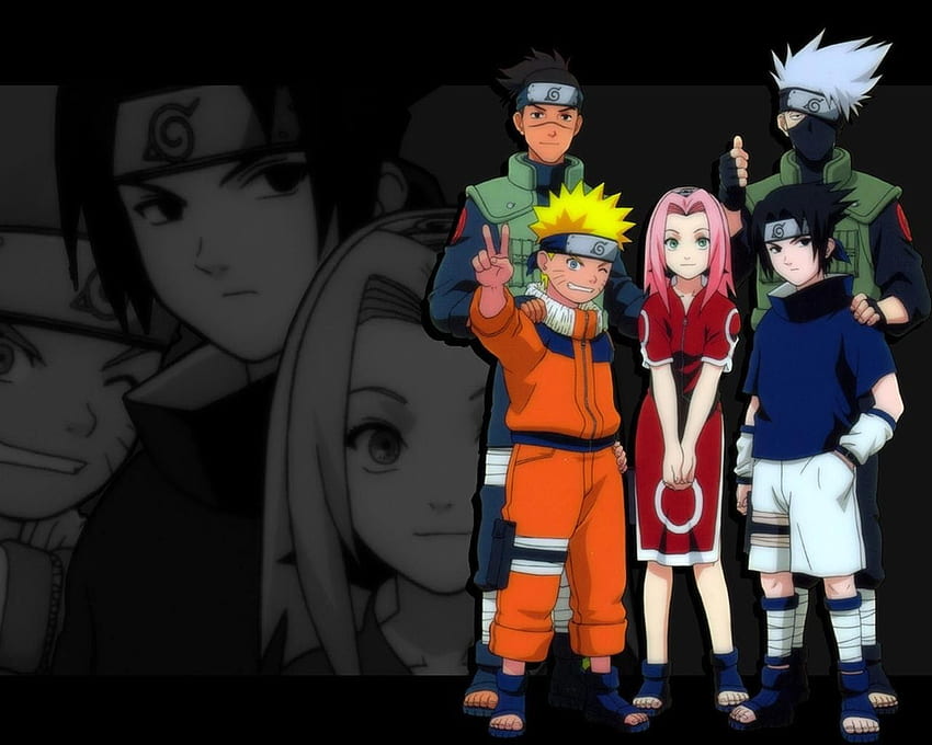 Anime Uzumaki Naruto Uchiha Sasuke Hatake Kakashi Haruno Sakura Anime Meninas Anime Meninos - Resolução: papel de parede HD