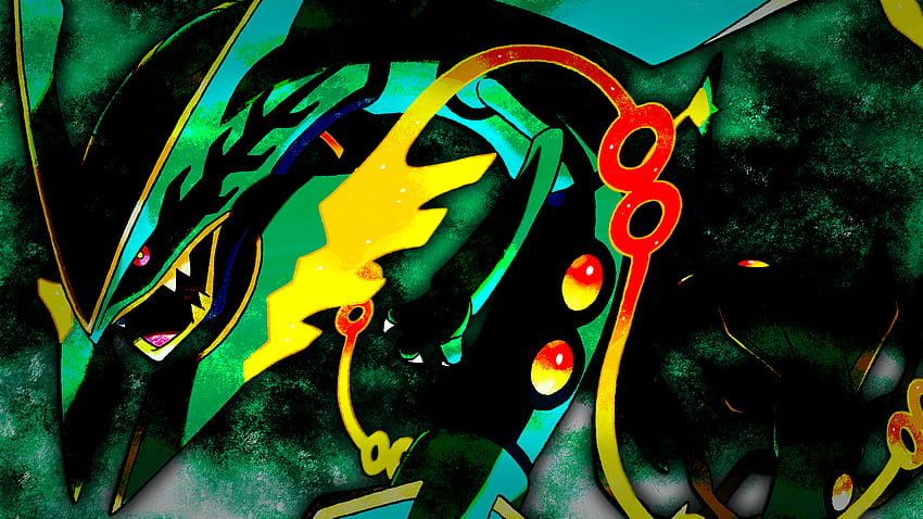Shiny Mega Rayquaza, Shiny Pokemon HD wallpaper | Pxfuel