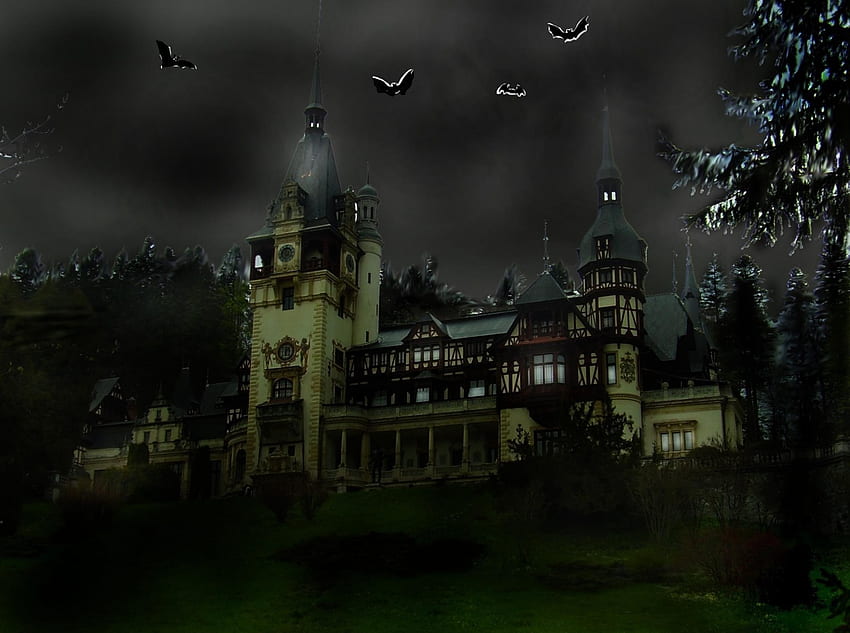 유령의 집, Hause, 할로윈, 공포, 유령 HD 월페이퍼
