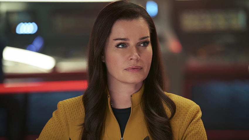 Rebecca Romijn Una Chin-Riley Star Trek Strange New Worlds fondo de pantalla