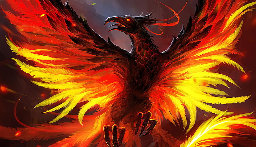 Wallpaper ID: 97395 / phoenix, fire, fire, birds, fantasy art free download