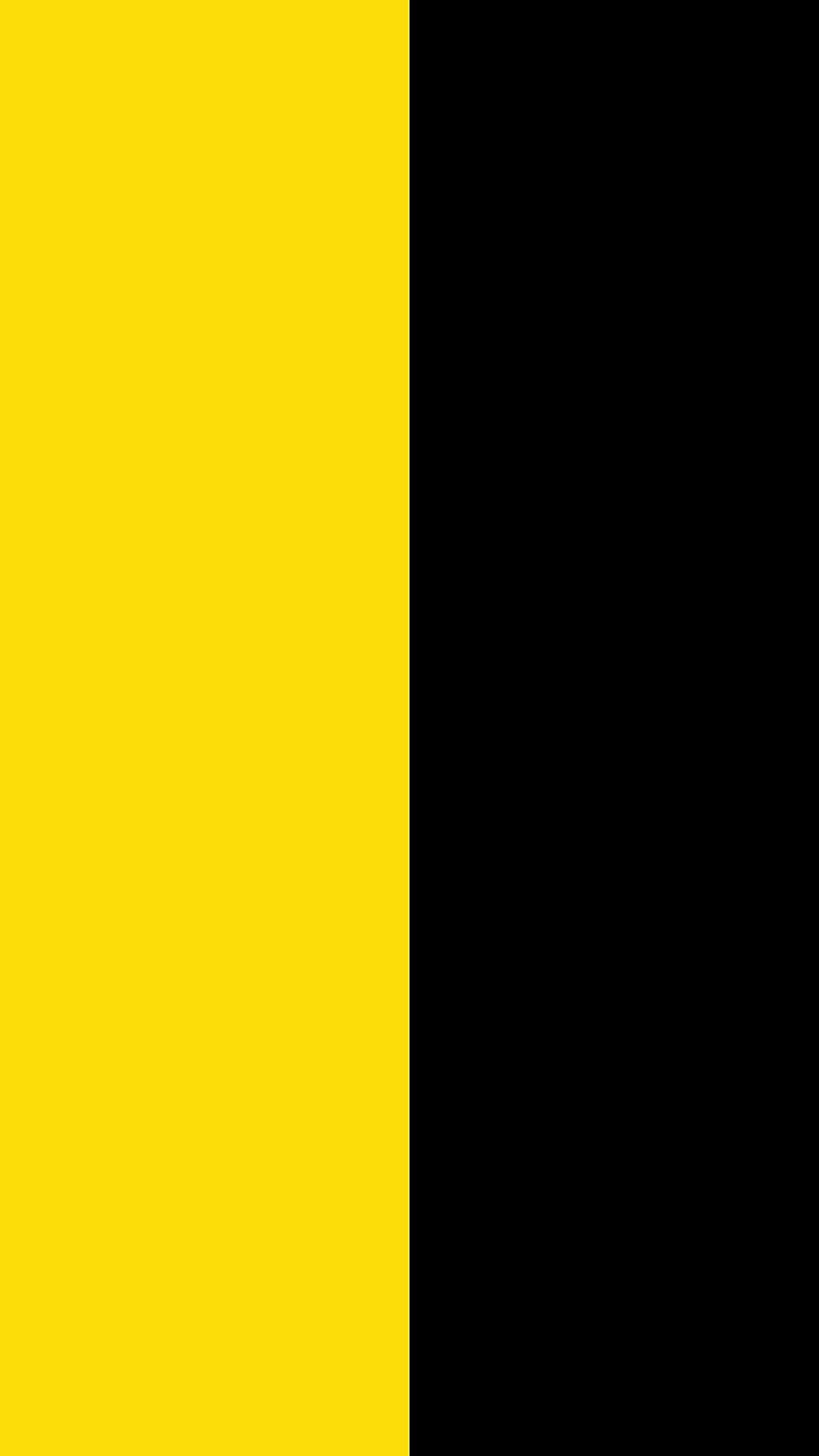 黒と黄色、肖像画 HD電話の壁紙