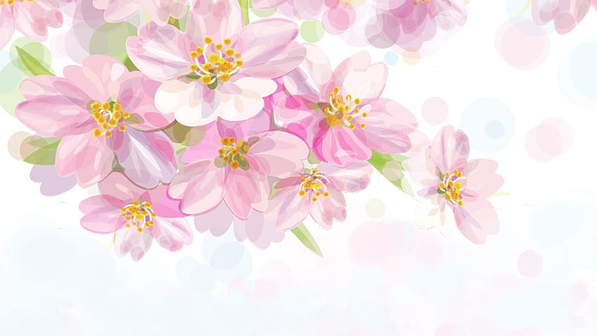 Simple Tag Page 2: Abstract Bouquet Flowers Discreet HD wallpaper