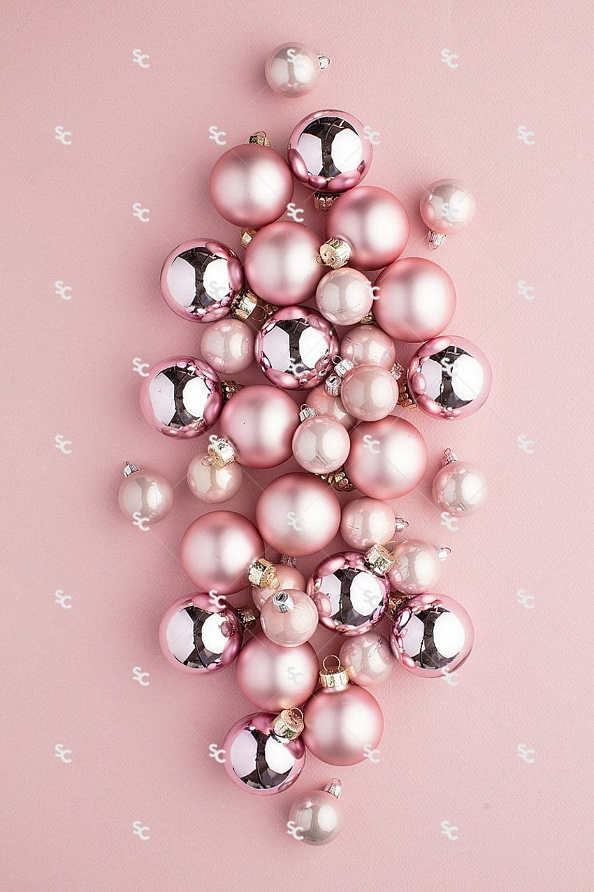 Seasonal Holiday Collection. Christmas , iphone christmas, Xmas , Pink Christmas Ornaments HD phone wallpaper