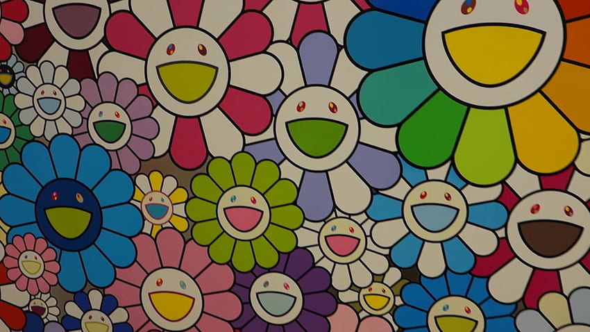 Takashi Murakami HEADS↔HEADS at PERROTIN on Vimeo, Takashi Murakami Flower HD wallpaper