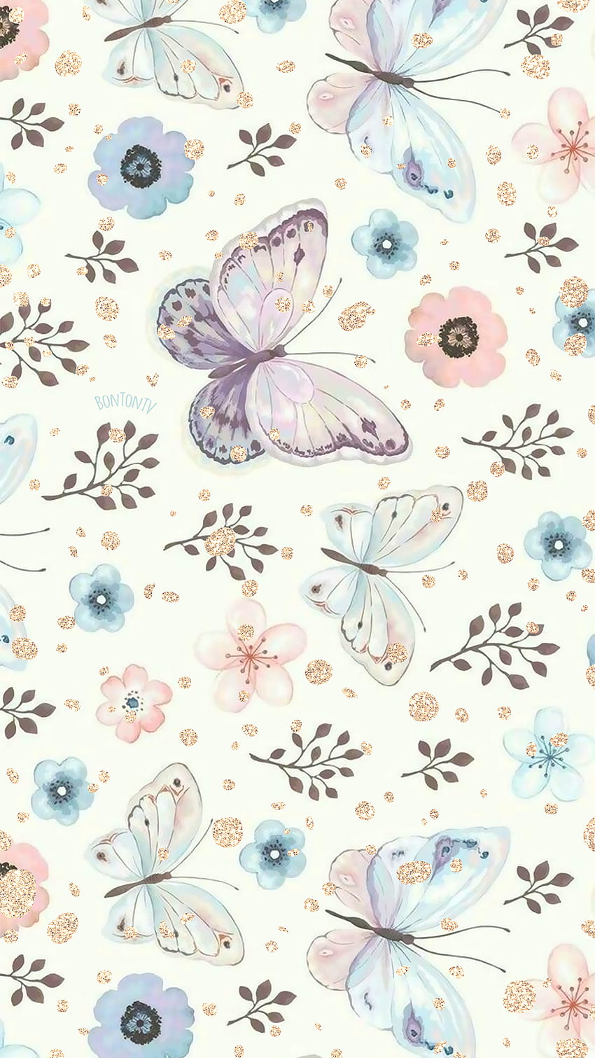 Telefonní tapety - - by Bonton TV - - iPhone, Android in 2020. Butterfly iphone, Butterfly watercolor, Artsy iphone, Feminine Papel de parede de celular HD