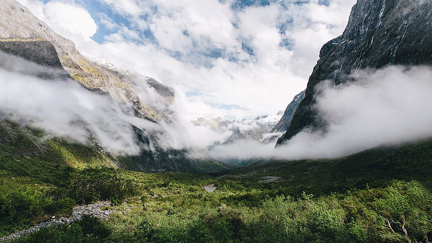 Cloudy Mountains, Cloudy Landscape HD wallpaper | Pxfuel