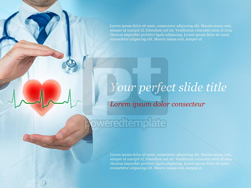 Cardiologist PowerPoint Template, Background. 15064 HD wallpaper