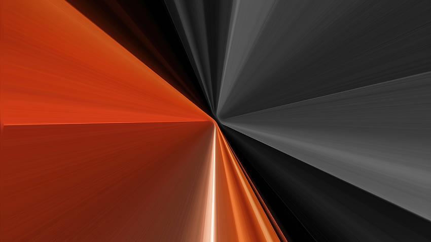 Sharp Lines Grey Orange, Orange and Gray HD wallpaper