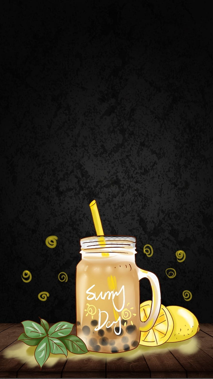 Black Orange Milk Tea Drink Orange Ch5 Background Material. Tea , Milk tea, Drinking tea HD phone wallpaper