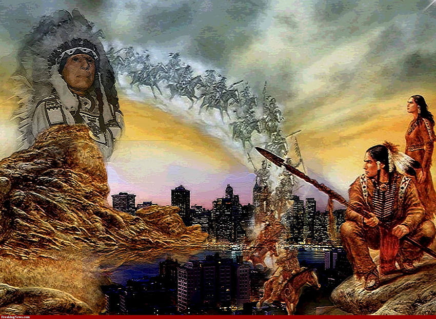 Native American, Native American Warrior Art HD wallpaper