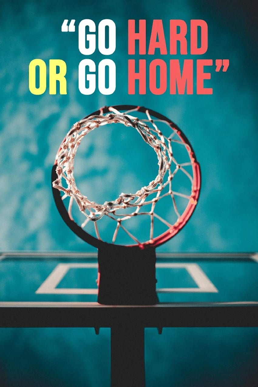 Go Hard Or Go Home: Basketball Notebook / Journal / Notepad, Gift For Basketball Lover (Lined, 6 x 9): Press, Pink Panda: 9781098566852: Books Fond d'écran de téléphone HD