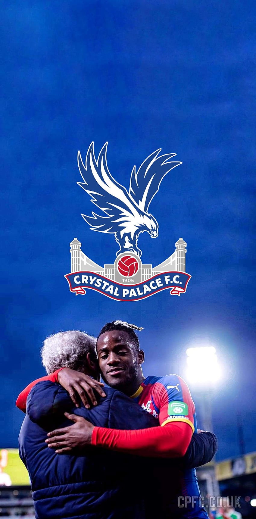 Made this quick phone in honour of our new goal saviour (and with enough room for the clock at the top), Crystal Palace FC HD phone wallpaper