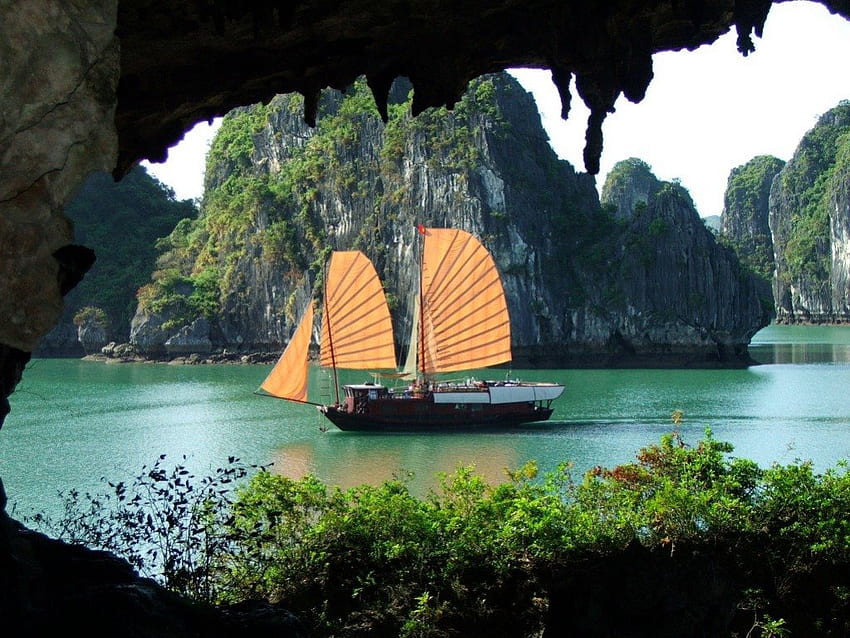 sAiling bOAt, boat, sailing, water, ocean HD wallpaper