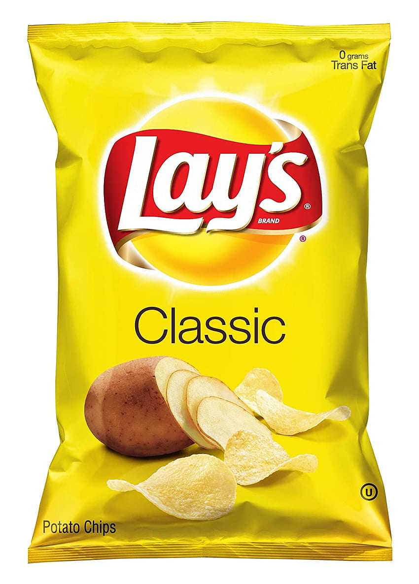 Batatas fritas Lay's, clássicas, 10 onças (pacote com 4), batatas fritas Lays Papel de parede de celular HD