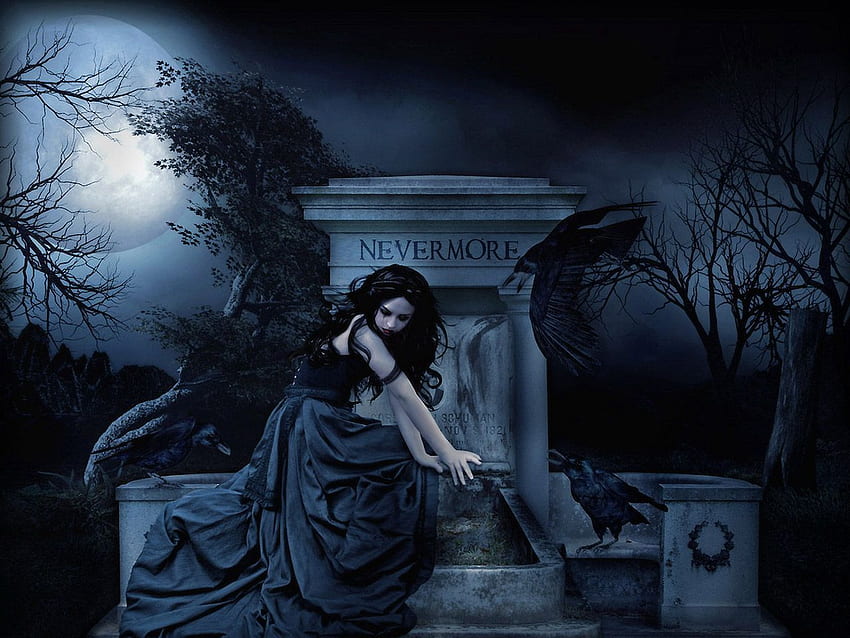 Nevermore. Gothic fantasy art, Gothic , Dark gothic, Beautiful Gothic HD wallpaper