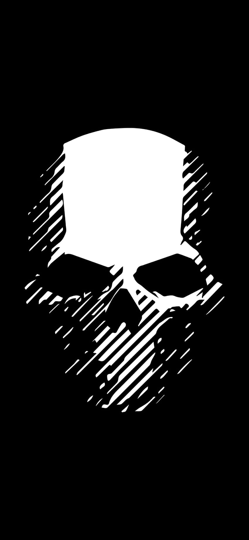 Ghost Recon череп iPhone XS HD тапет за телефон