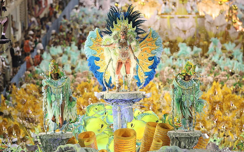 Karneval in Rio De Janeiro HD-Hintergrundbild
