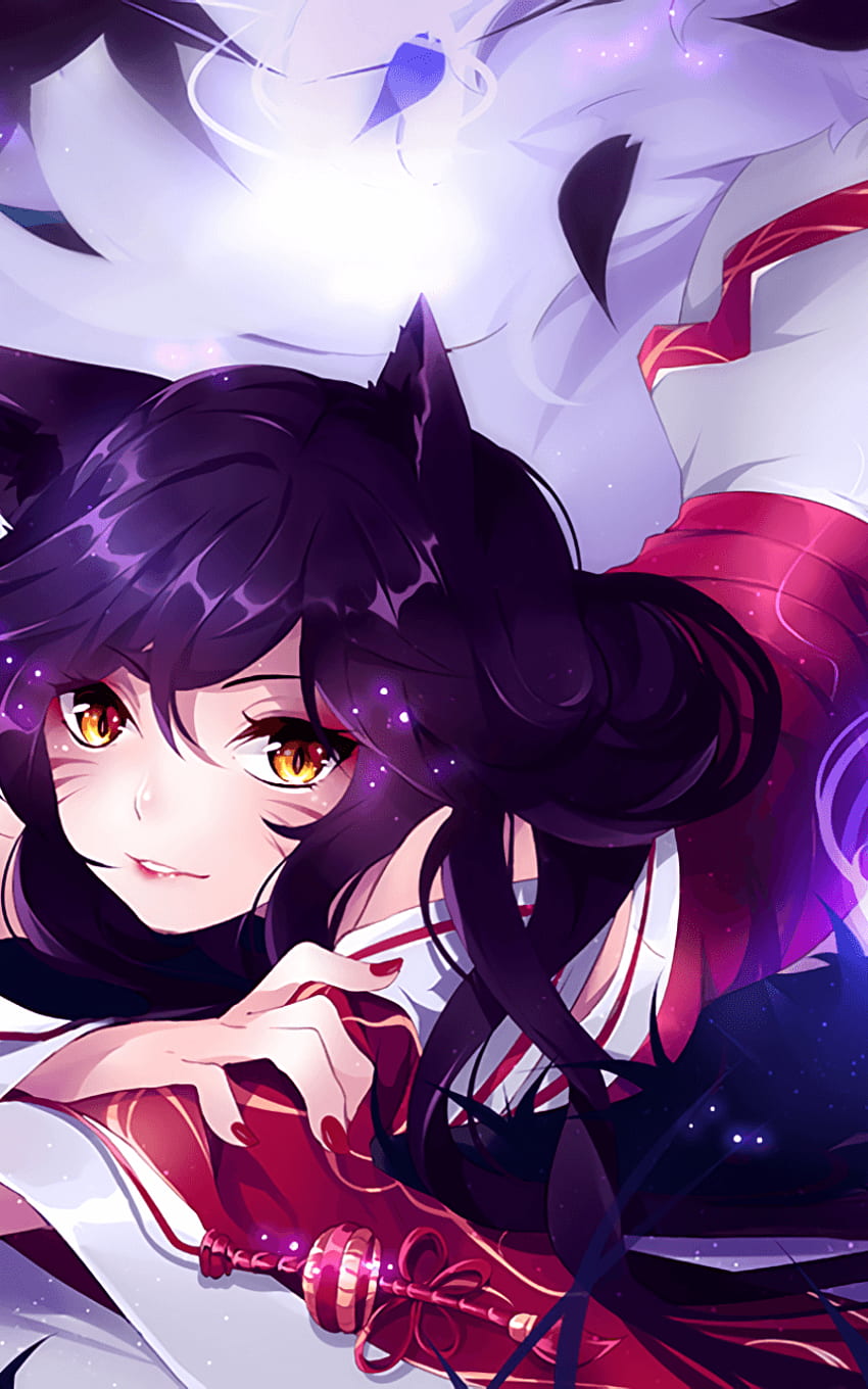 Galaxy Anime Fox , Cute Fox Girl HD phone wallpaper