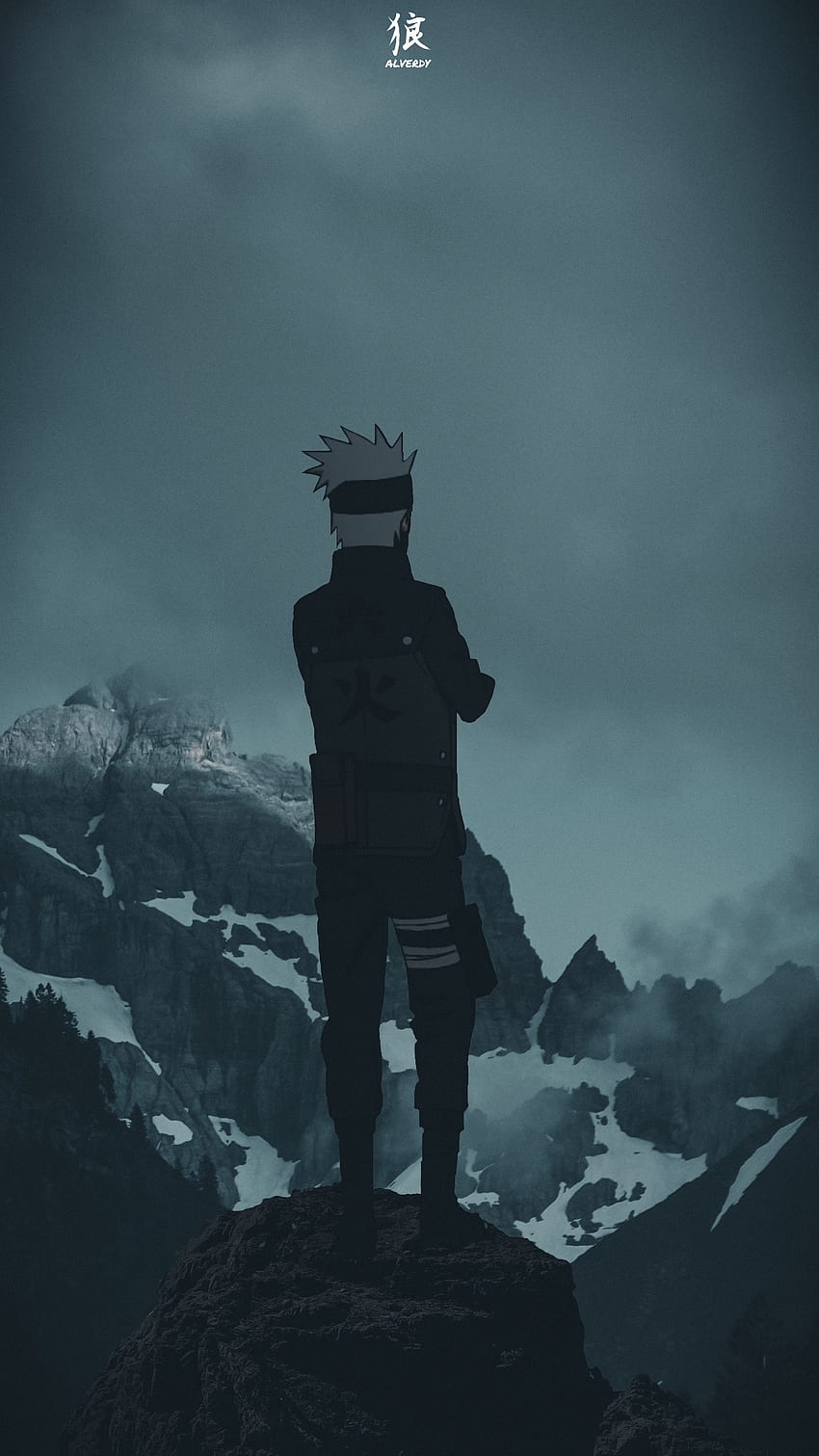 Kakashi Hatake, Anime x Reality, Wolke, Naruto, Himmel, Berg, Anime-Ästhetik, Anime, Boruto: Naruto Next Generations, Anime, Naruto Shippuden HD-Handy-Hintergrundbild