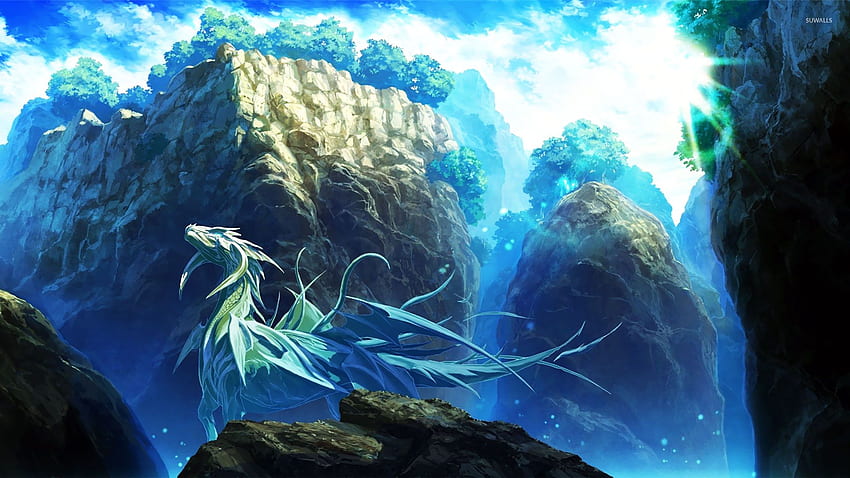 Ice Dragon, Beautiful Water Dragon HD wallpaper