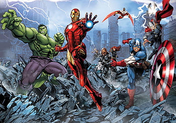 avengers comic strip wallpaper