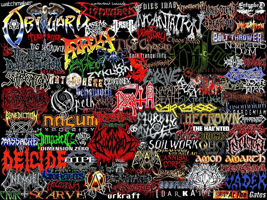death metal bands wallpaper