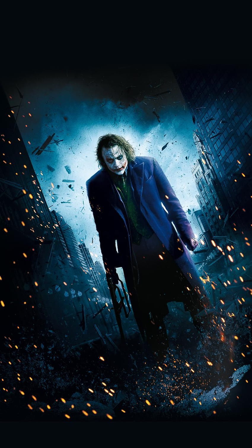 Kara Şövalye (2008) Telefon . Sinema çılgınlığı. Batman joker , Joker , Joker posteri, 3D Kara Şövalye HD telefon duvar kağıdı