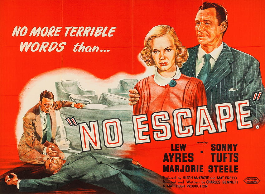 Film Klasik - No Escape (1953), No Escape, Film Klasik, Film No Escape, Film No Escape, Lew Ayres Wallpaper HD