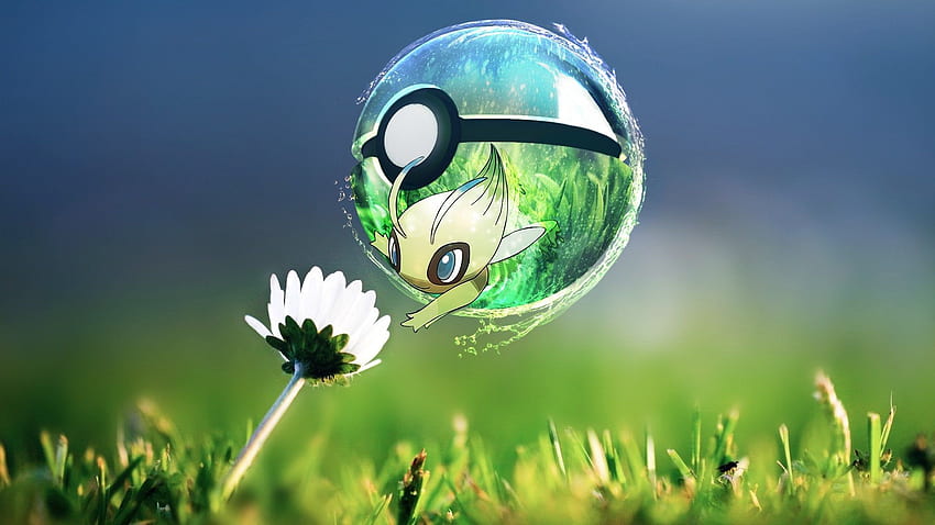 Celebi : pokemon, Pokemon Spring HD wallpaper