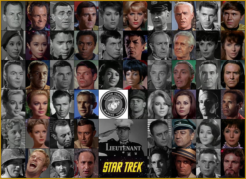 El teniente y Star Trek, Gary Lockwood, El teniente, Gene Roddenberry, Walter Koenig, Star Trek, Leonard Nimoy, Nichelle Nichols fondo de pantalla