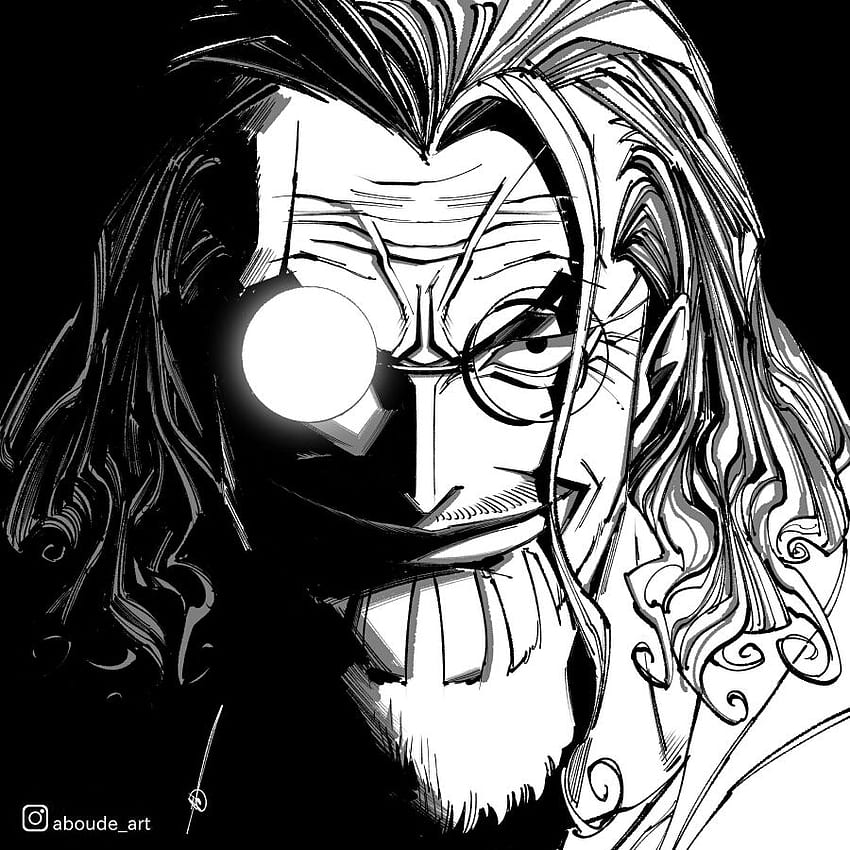 Dark King Silvers Rayleigh One Piece One Piece Silver Rayleigh poster png   PNGEgg