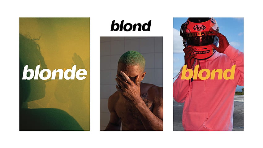 Blonde Blond - Portada de Frank Ocean Blond - y , álbum de Frank Ocean fondo de pantalla