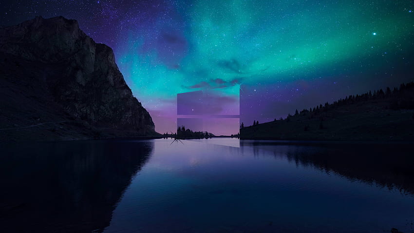 Aurora Lake Windows [] : HD wallpaper | Pxfuel