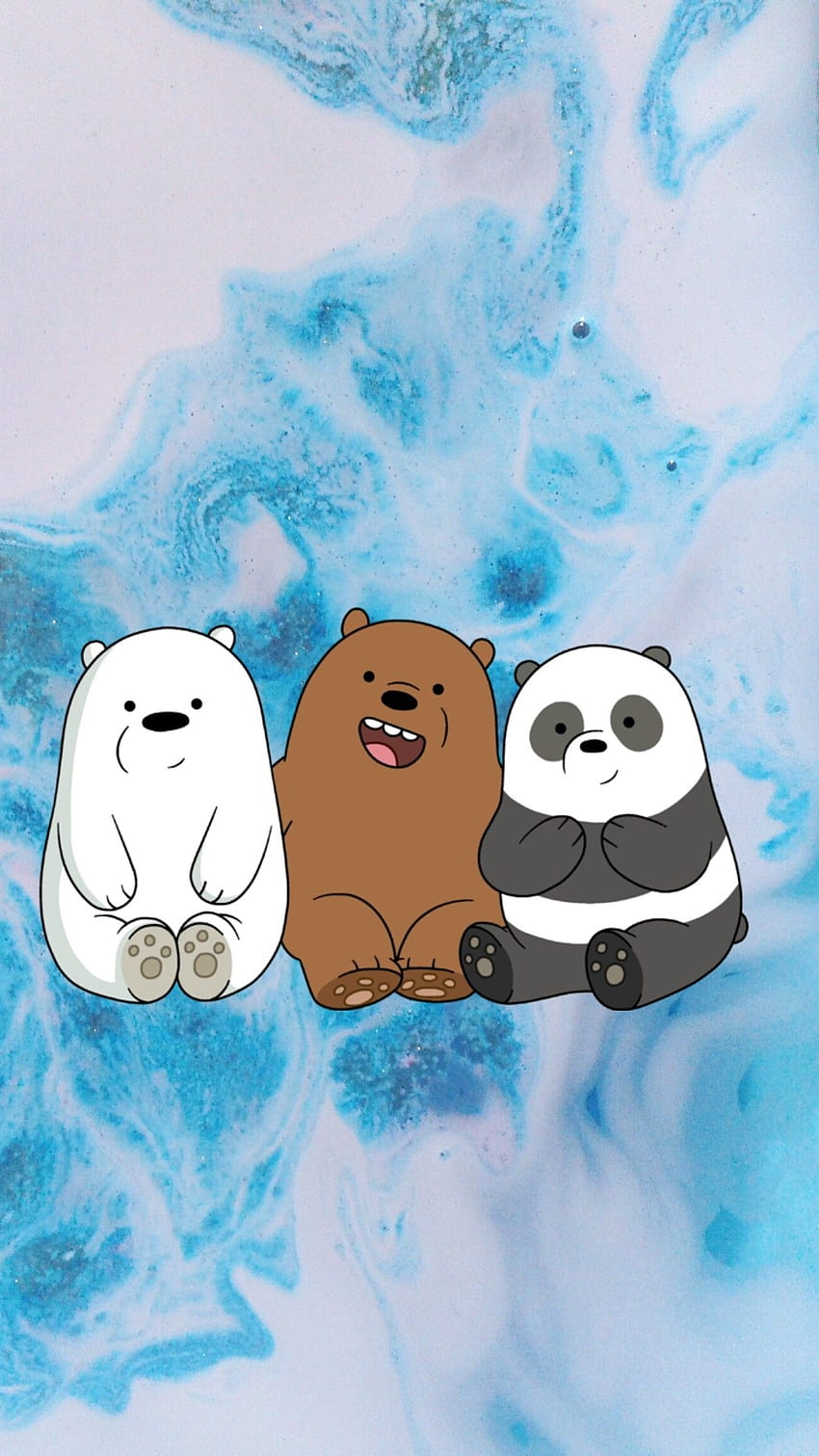 3 Friends, Bears, Cartoon HD phone wallpaper