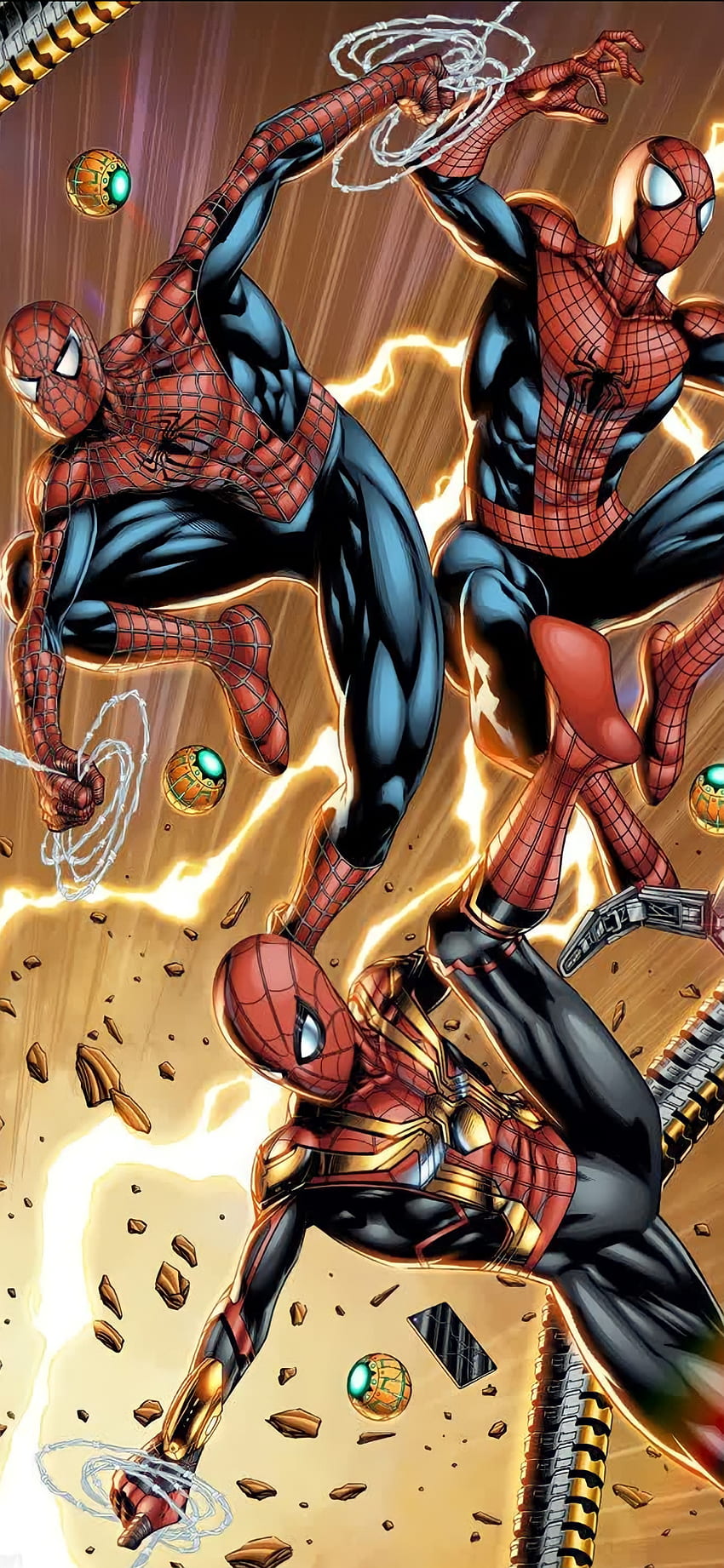 Spider-Man NWH Comic, Film, Superhelden, No_way_home, Helden, Cartoon, Comics, Marvel, Spiderman, Spiderman_no_way_home HD-Handy-Hintergrundbild