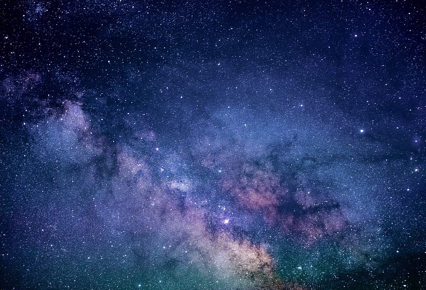 Galáxia, via láctea, espaço, estrelas papel de parede HD