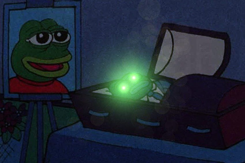 Pepe der Frosch wurde von seinem Schöpfer getötet. Aber sein Alt-Recht HD-Hintergrundbild